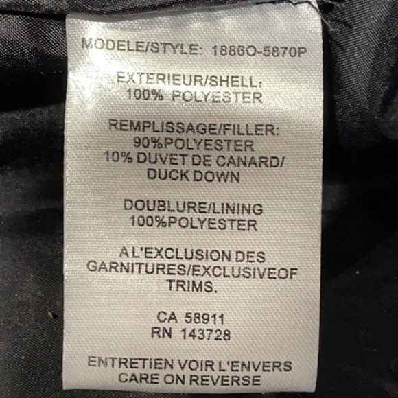 Tribal Tie Dyed Ombré Puffer Vest - EUC - Picture 6 of 6